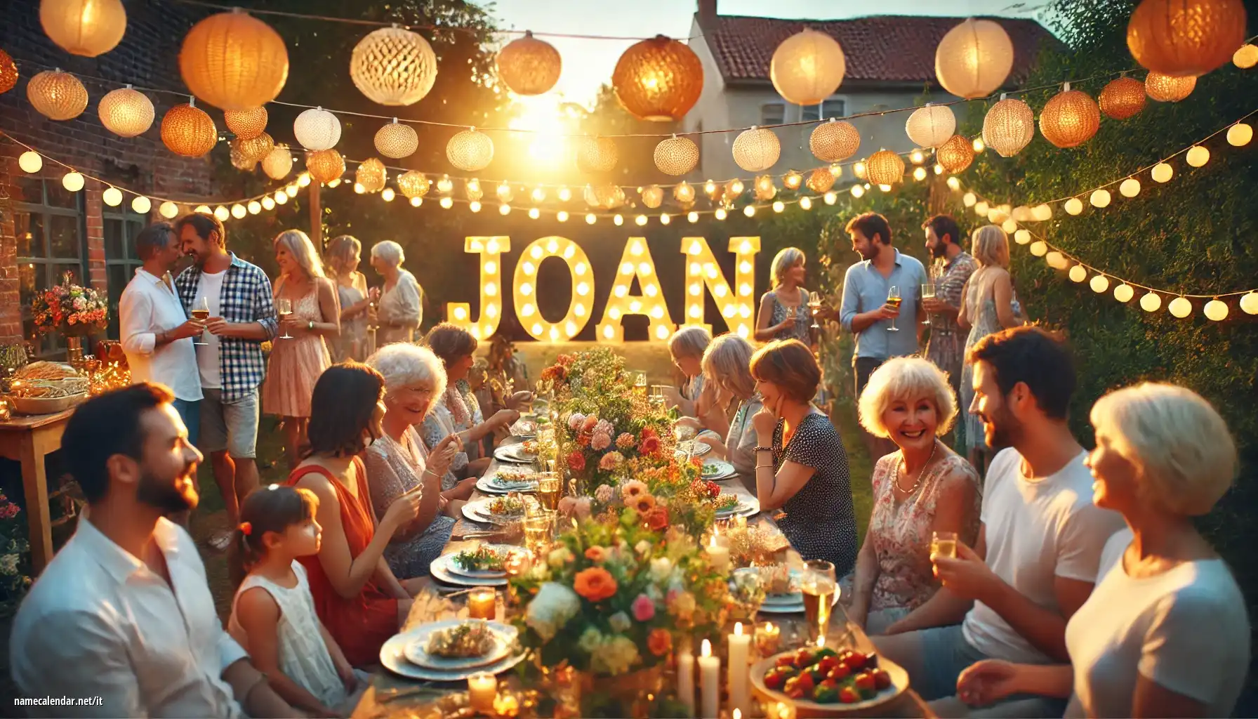 Celebrazione dell'onomastico e del nome - Joan