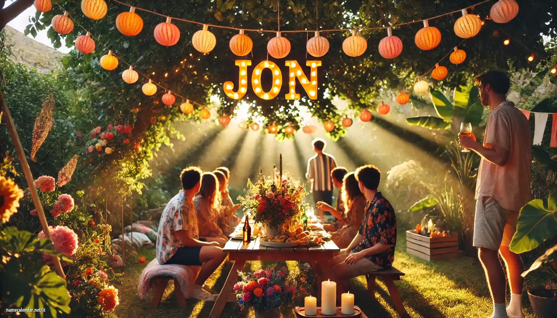 Celebrazione dell'onomastico e del nome - Jon