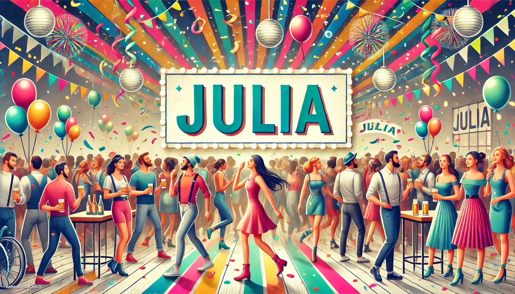 Celebrazione dell'onomastico e del nome - Julia
