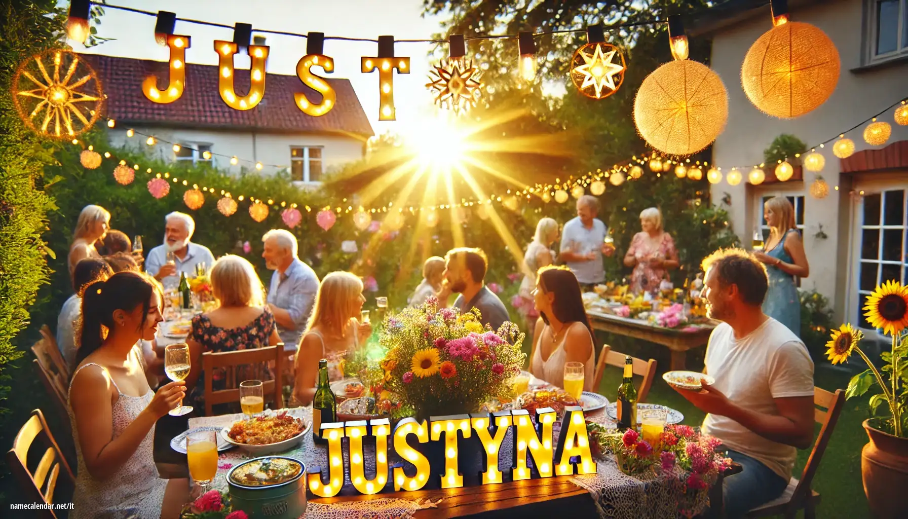 Celebrazione dell'onomastico e del nome - Justyna