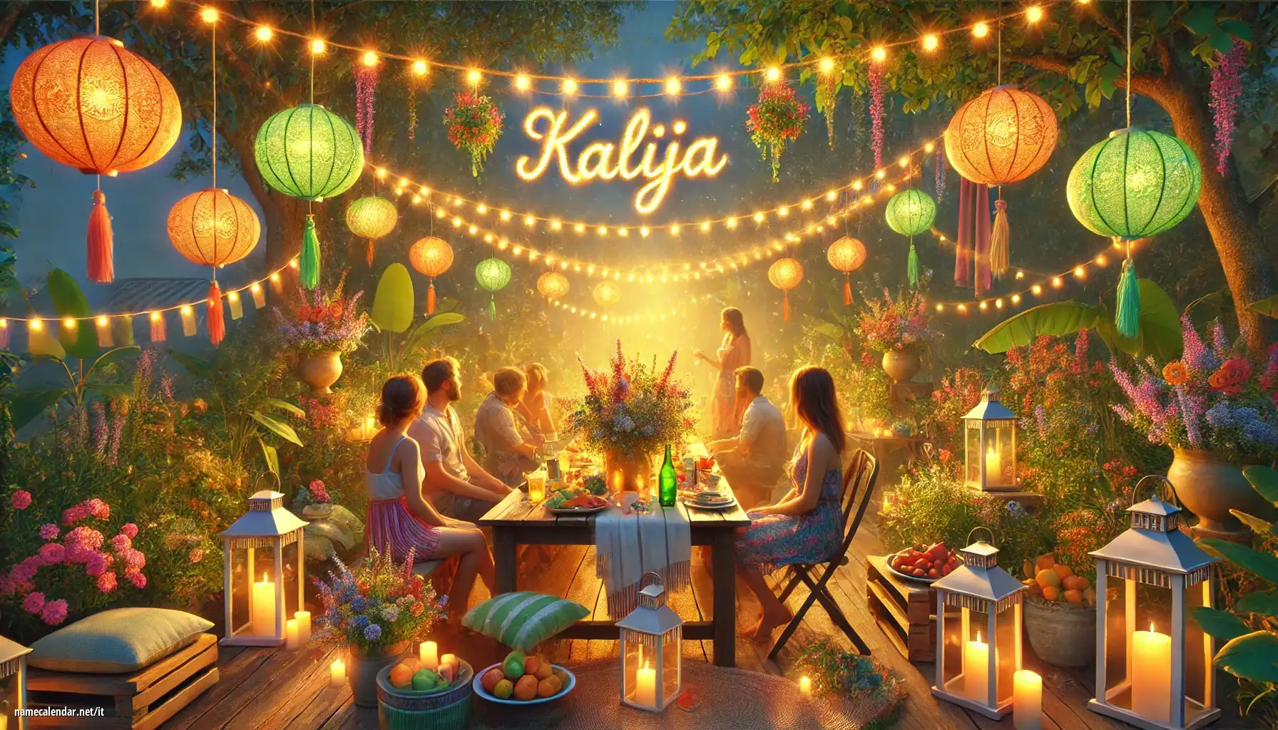 Celebrazione dell'onomastico e del nome - Kalija