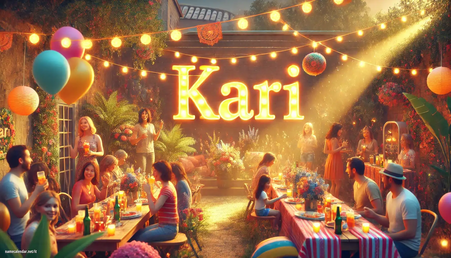 Celebrazione dell'onomastico e del nome - Kari