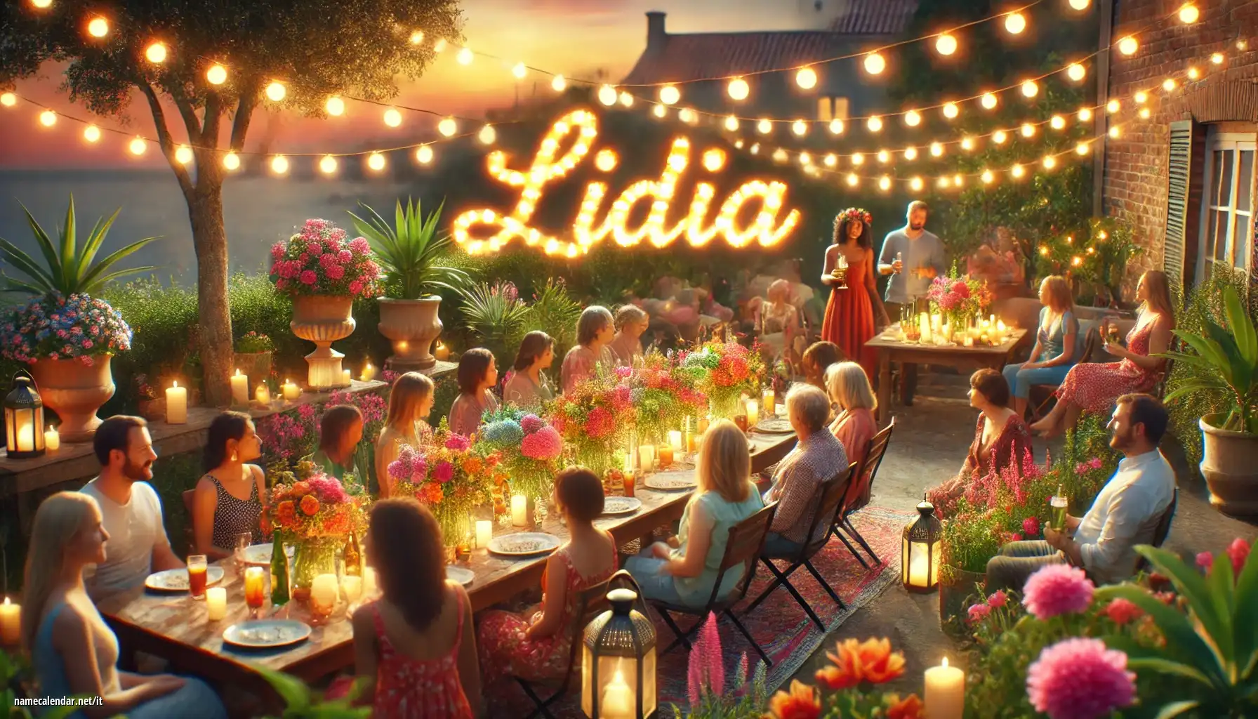 Celebrazione dell'onomastico e del nome - Lídia