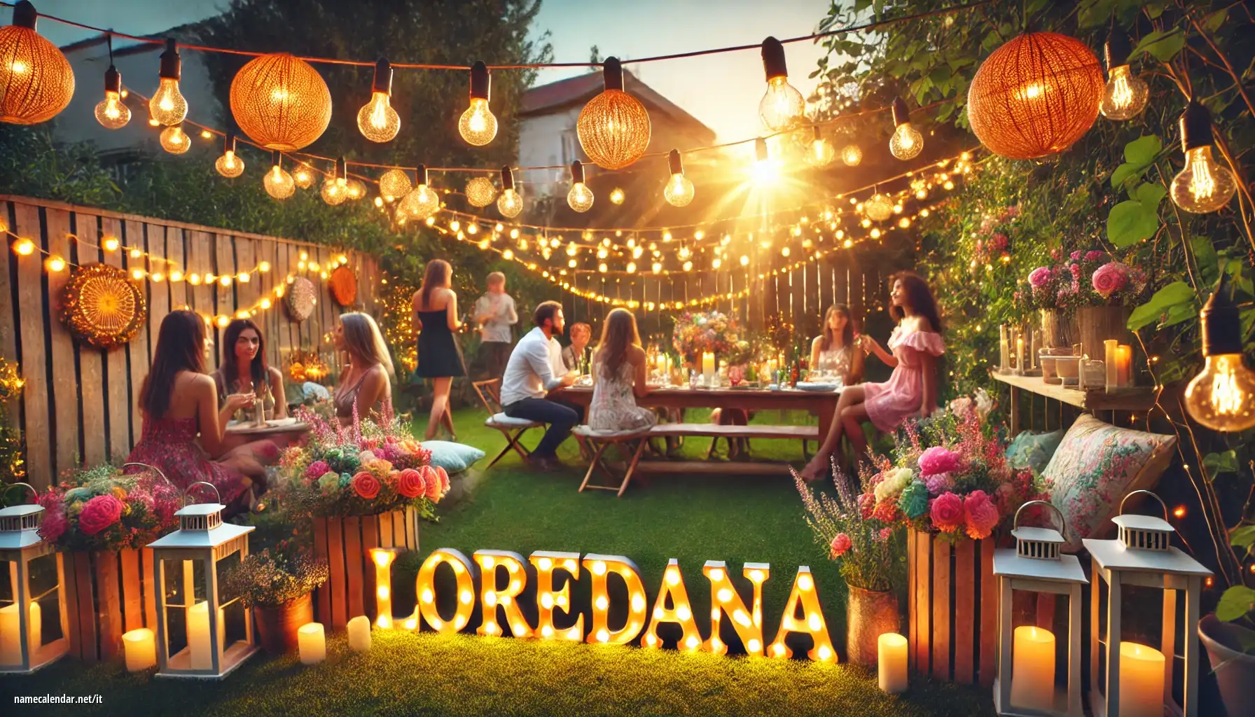 Celebrazione dell'onomastico e del nome - Loredana