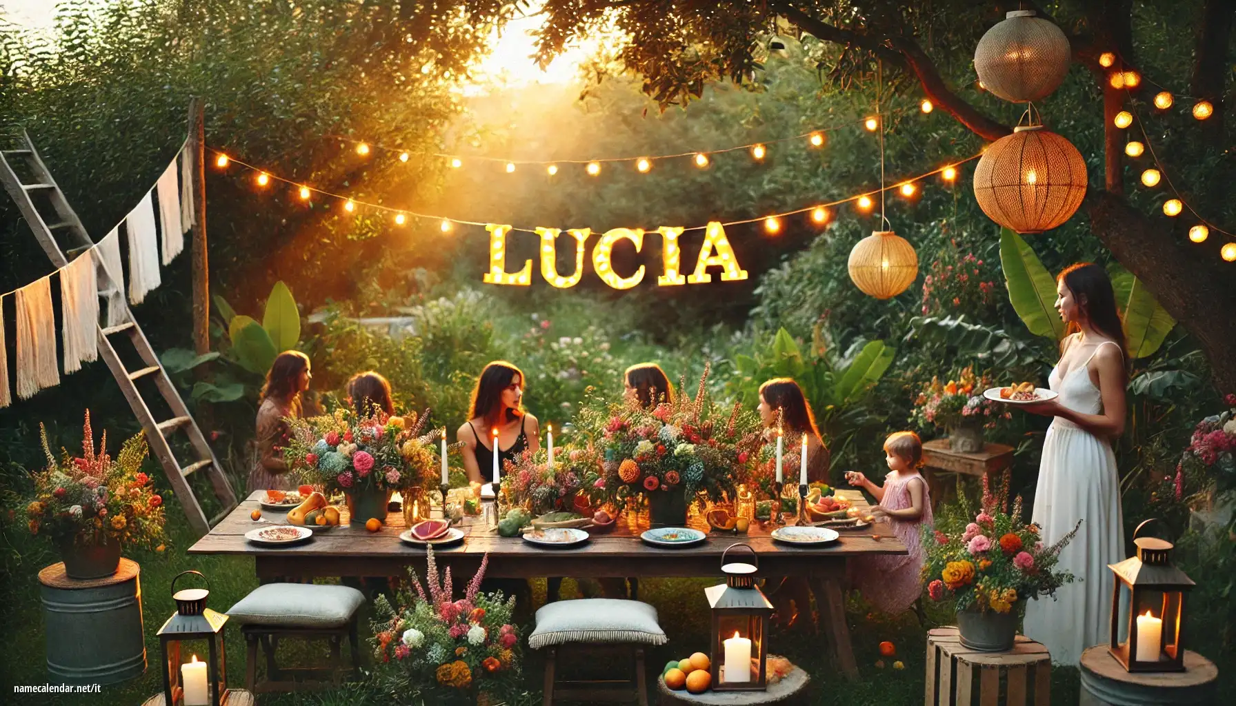 Celebrazione dell'onomastico e del nome - Lucía