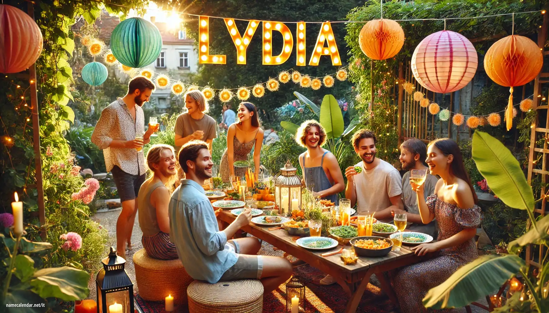 Celebrazione dell'onomastico e del nome - Lydia