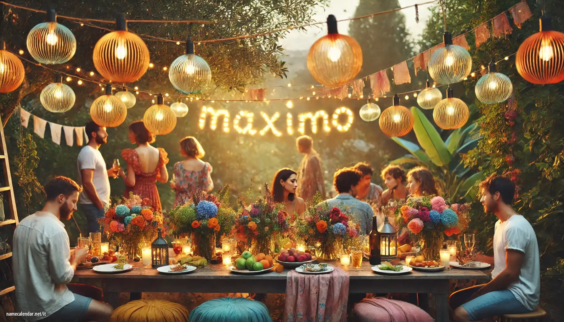 Celebrazione dell'onomastico e del nome - Máximo