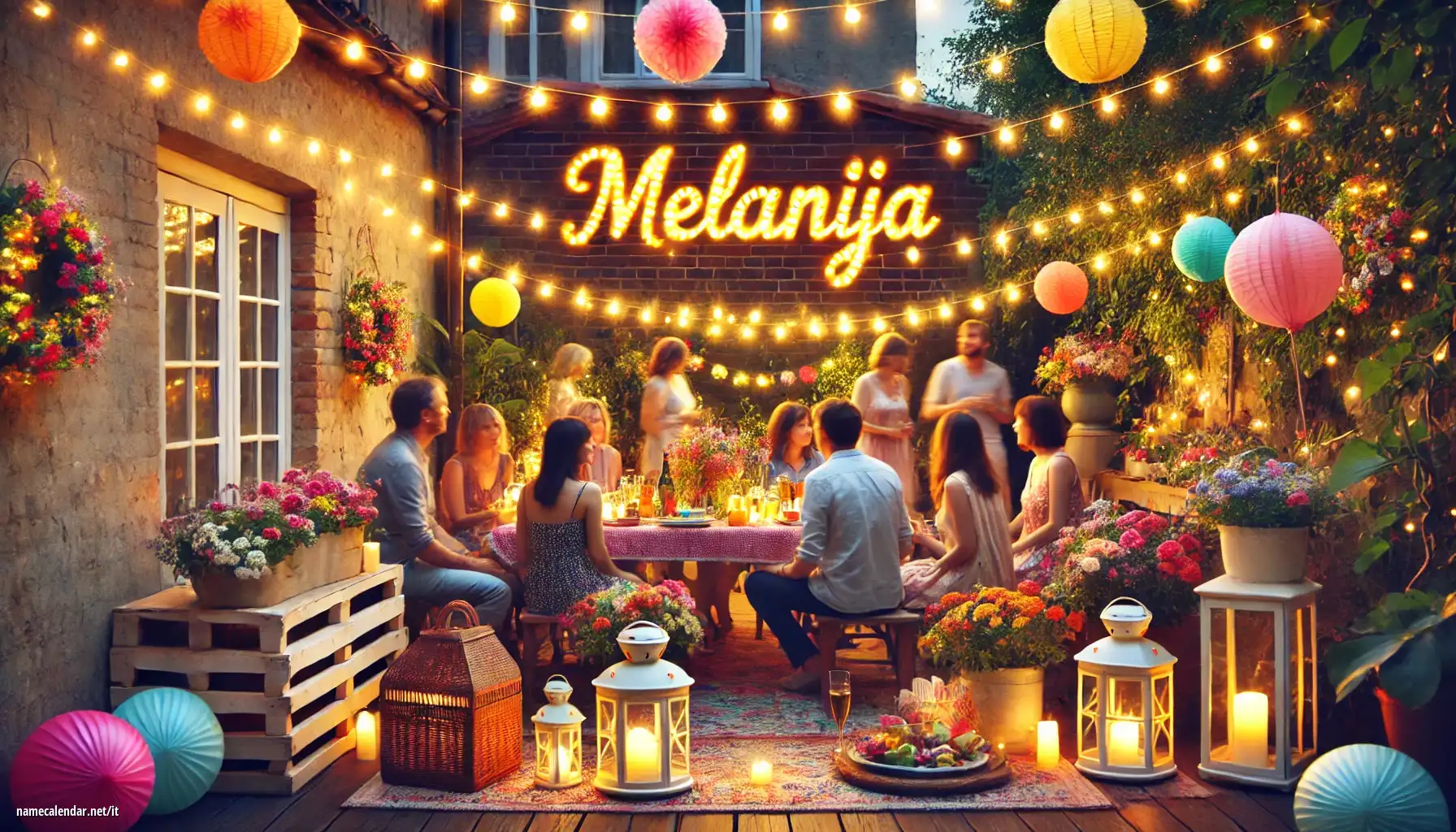 Celebrazione dell'onomastico e del nome - Melanija