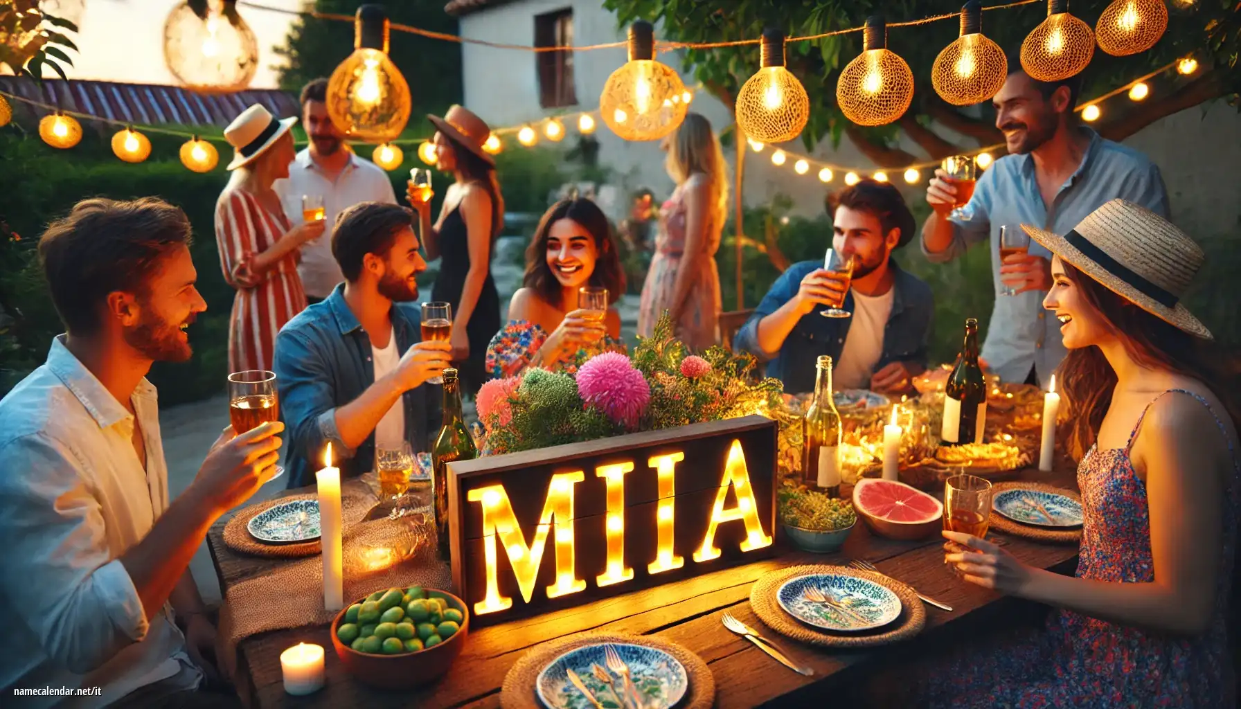 Celebrazione dell'onomastico e del nome - Miia