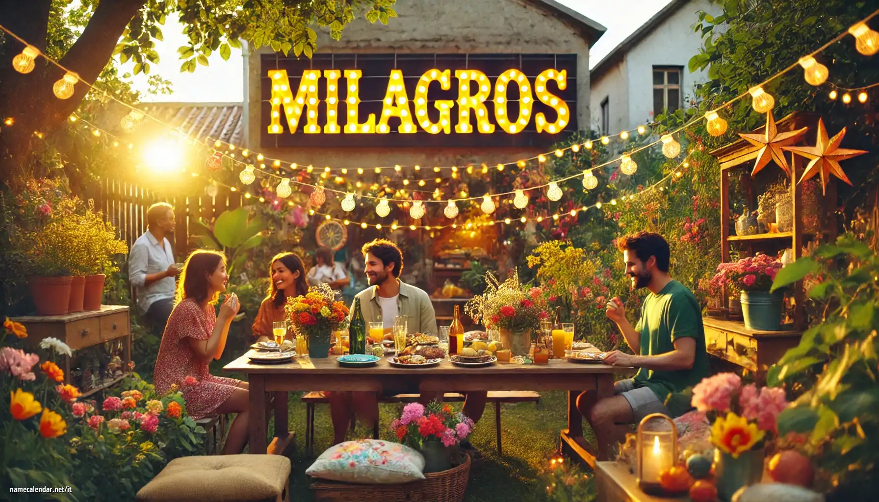 Celebrazione dell'onomastico e del nome - Milagros