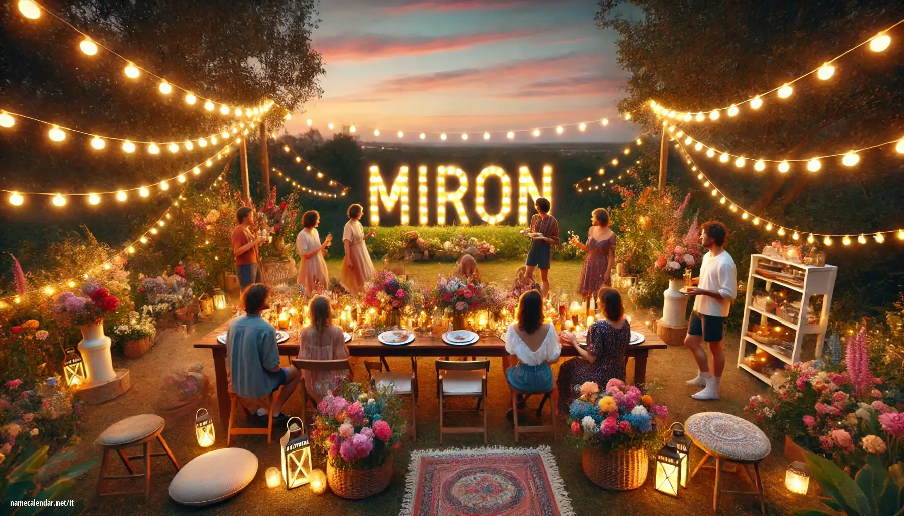 Celebrazione dell'onomastico e del nome - Miron