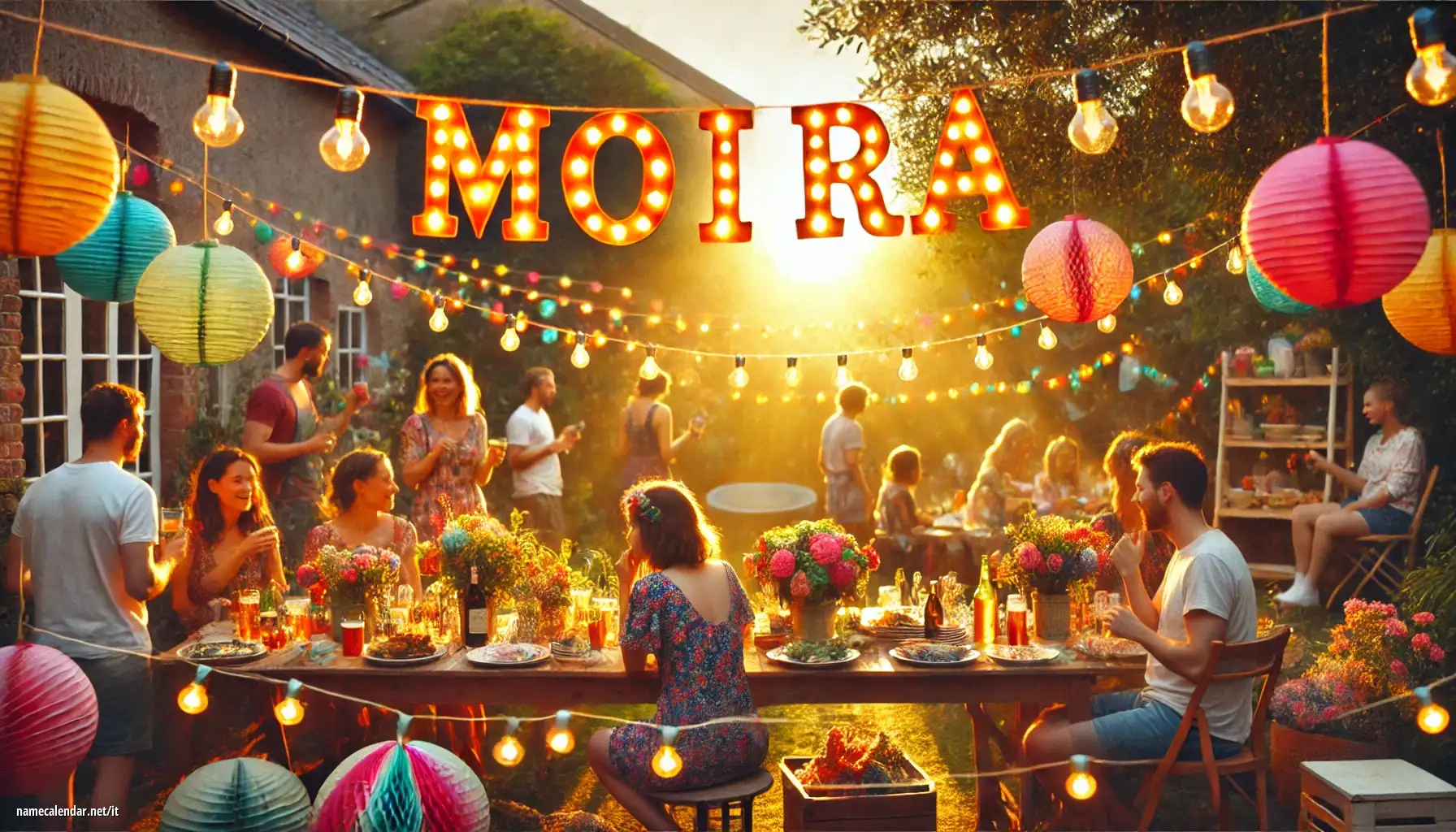 Celebrazione dell'onomastico e del nome - Moira