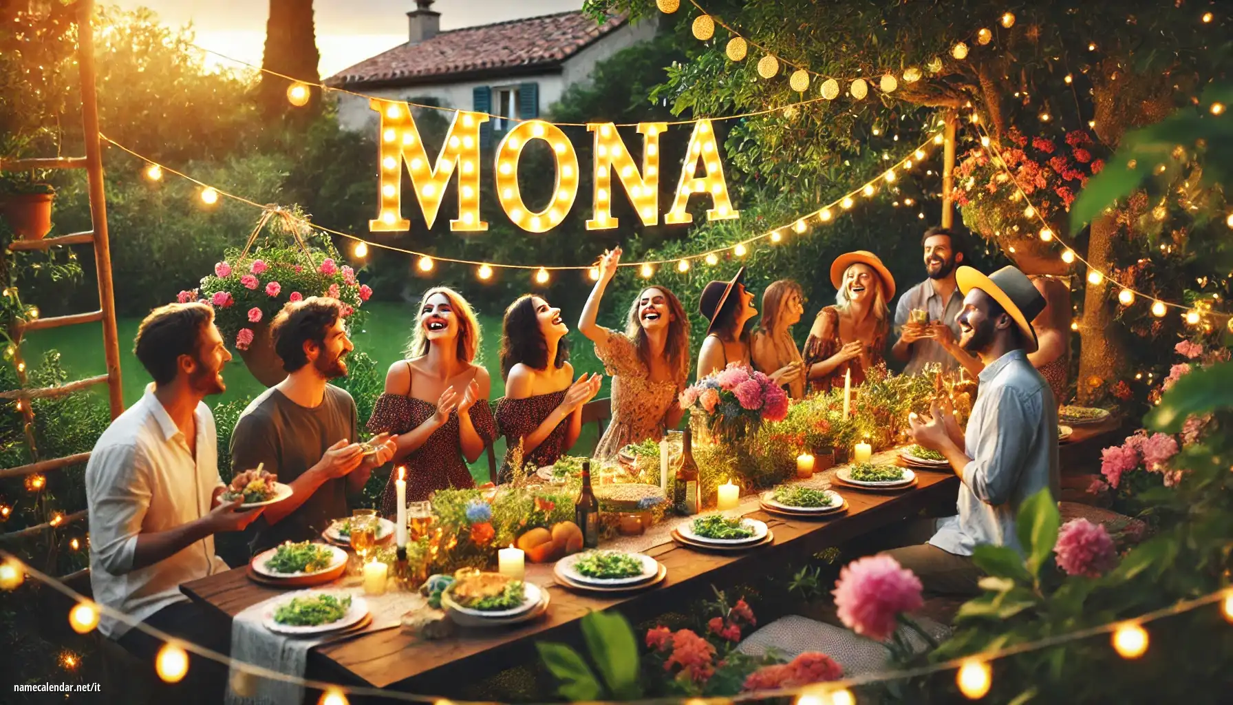 Celebrazione dell'onomastico e del nome - Mona