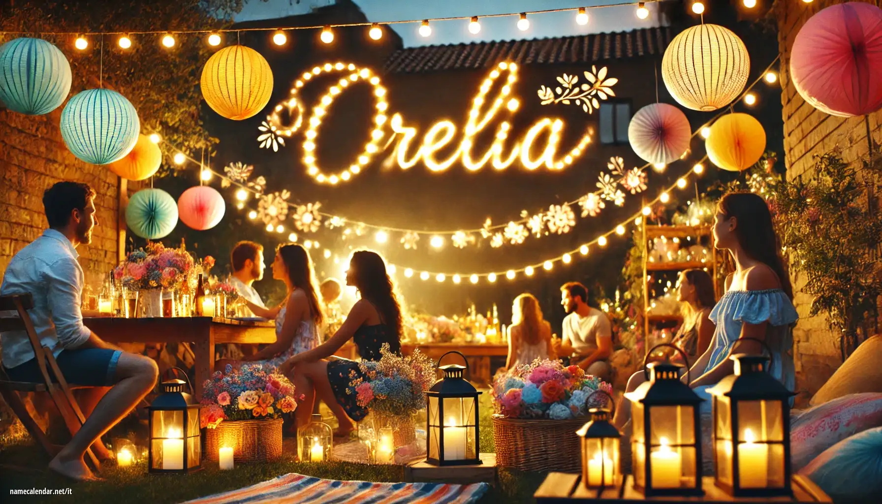 Celebrazione dell'onomastico e del nome - Orelia