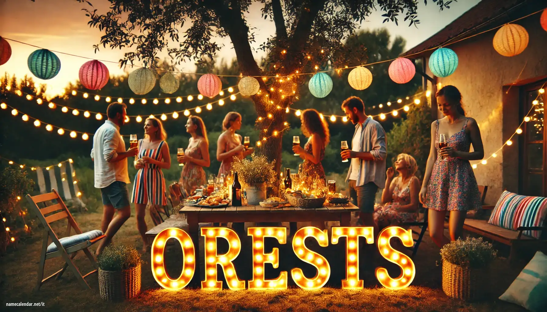 Celebrazione dell'onomastico e del nome - Orests