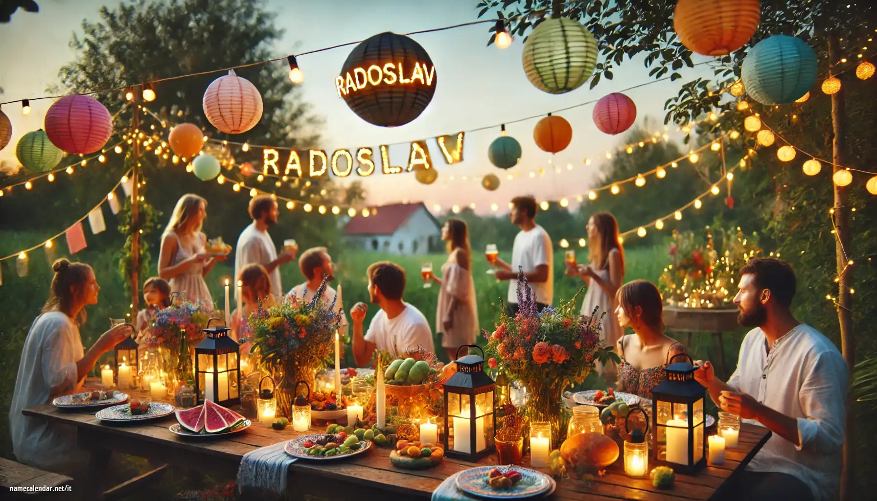 Celebrazione dell'onomastico e del nome - Radoslav