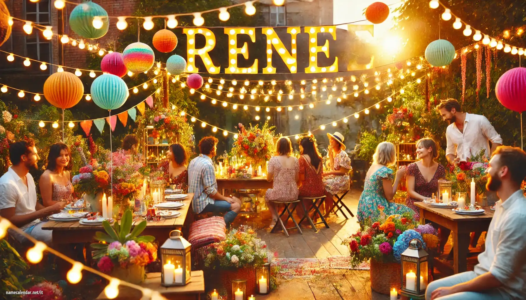 Celebrazione dell'onomastico e del nome - René