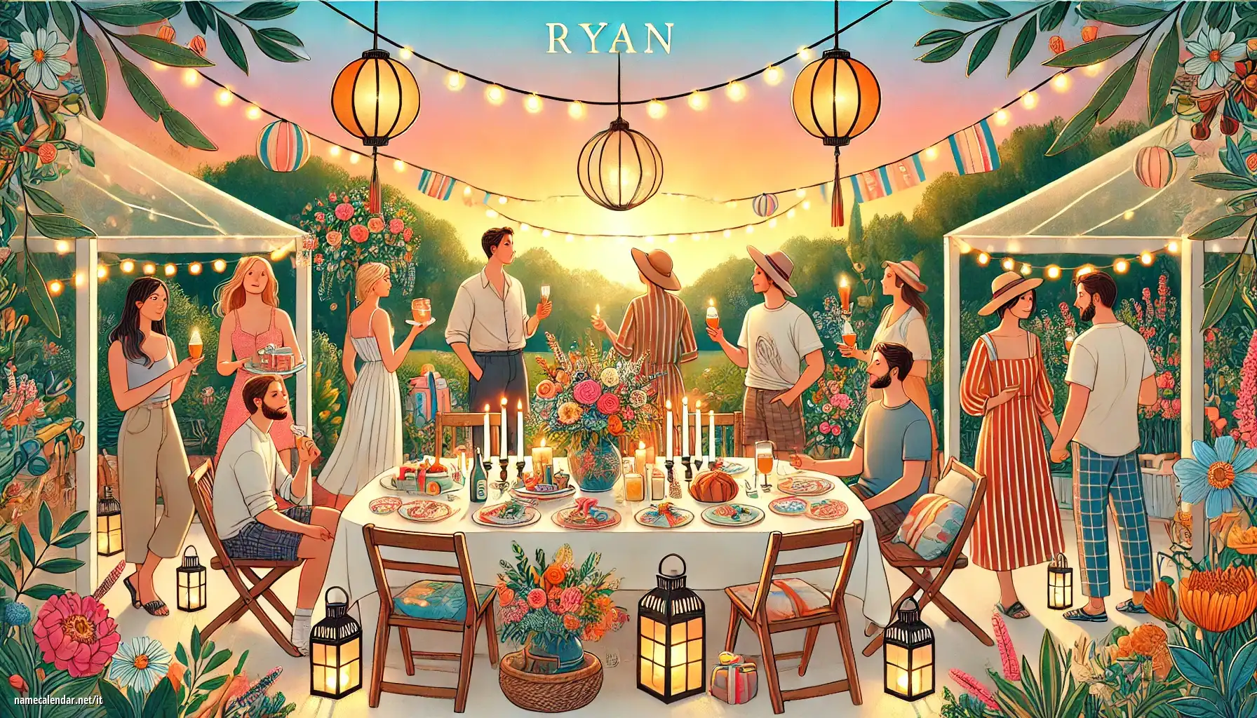 Celebrazione dell'onomastico e del nome - Ryan