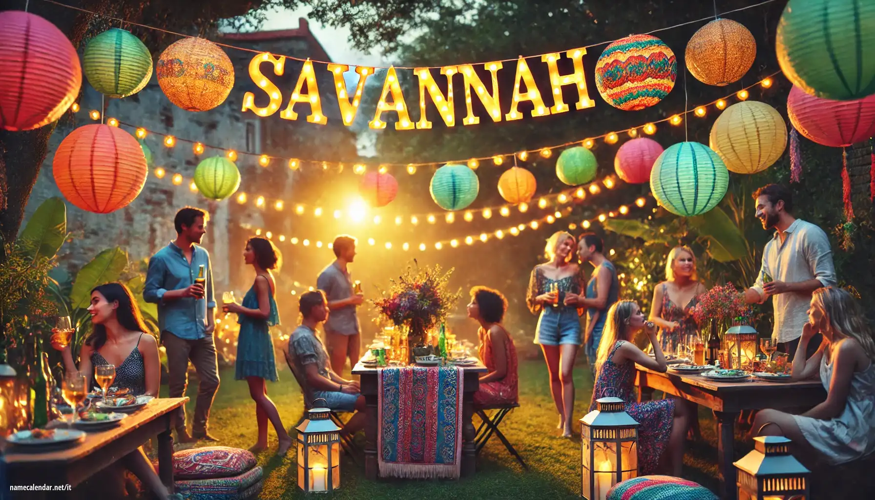 Celebrazione dell'onomastico e del nome - Savannah