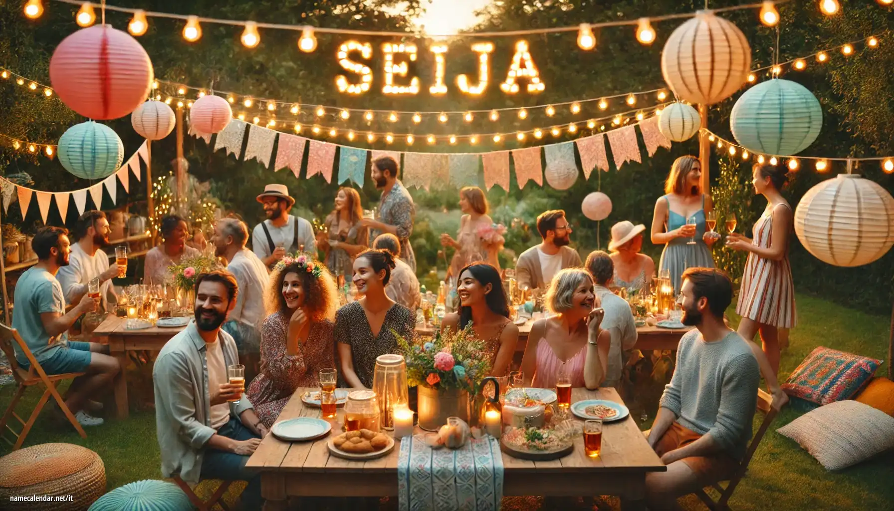 Celebrazione dell'onomastico e del nome - Seija