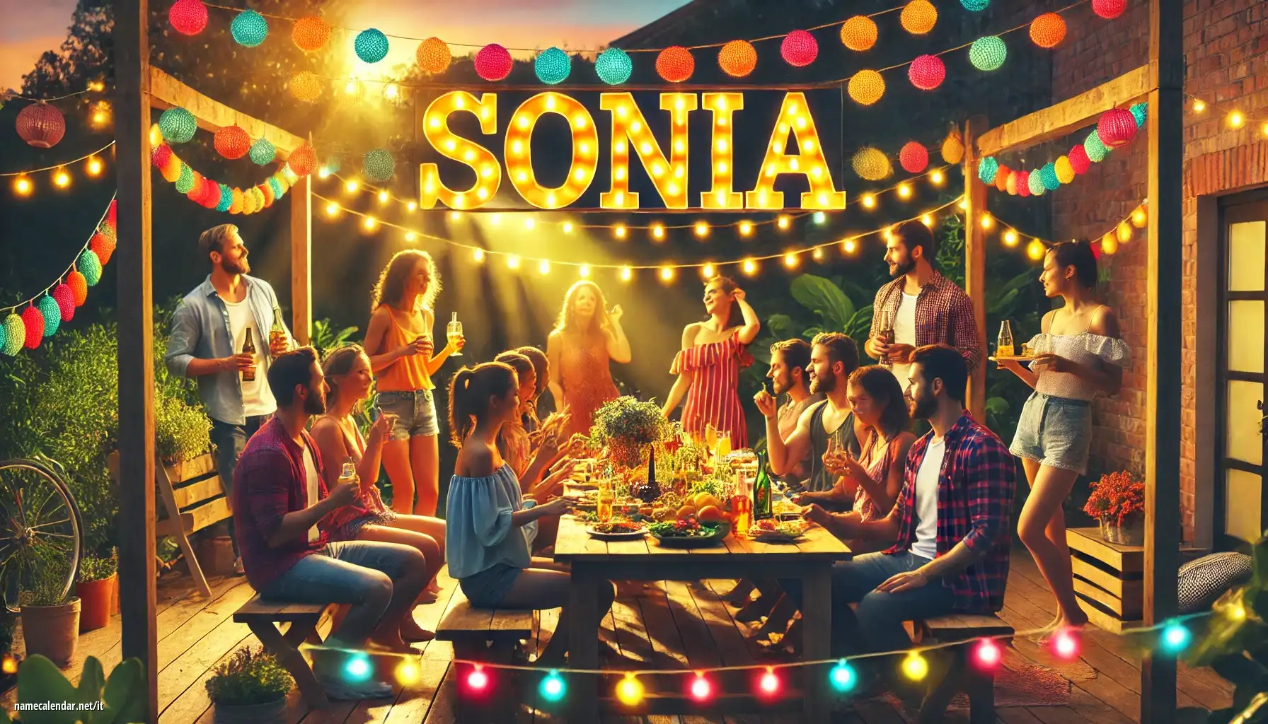 Celebrazione dell'onomastico e del nome - Sonia