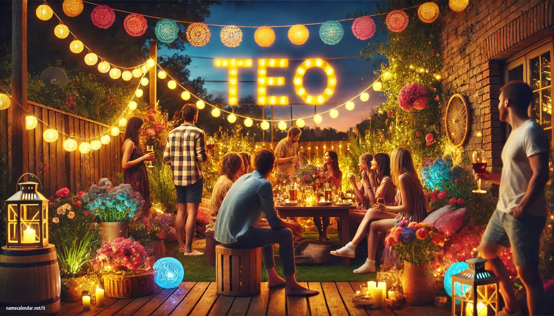 Celebrazione dell'onomastico e del nome - Teo