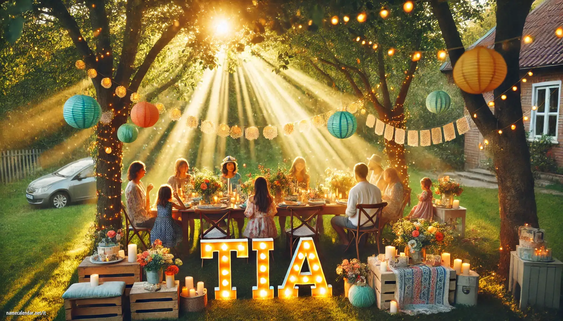 Celebrazione dell'onomastico e del nome - Tia