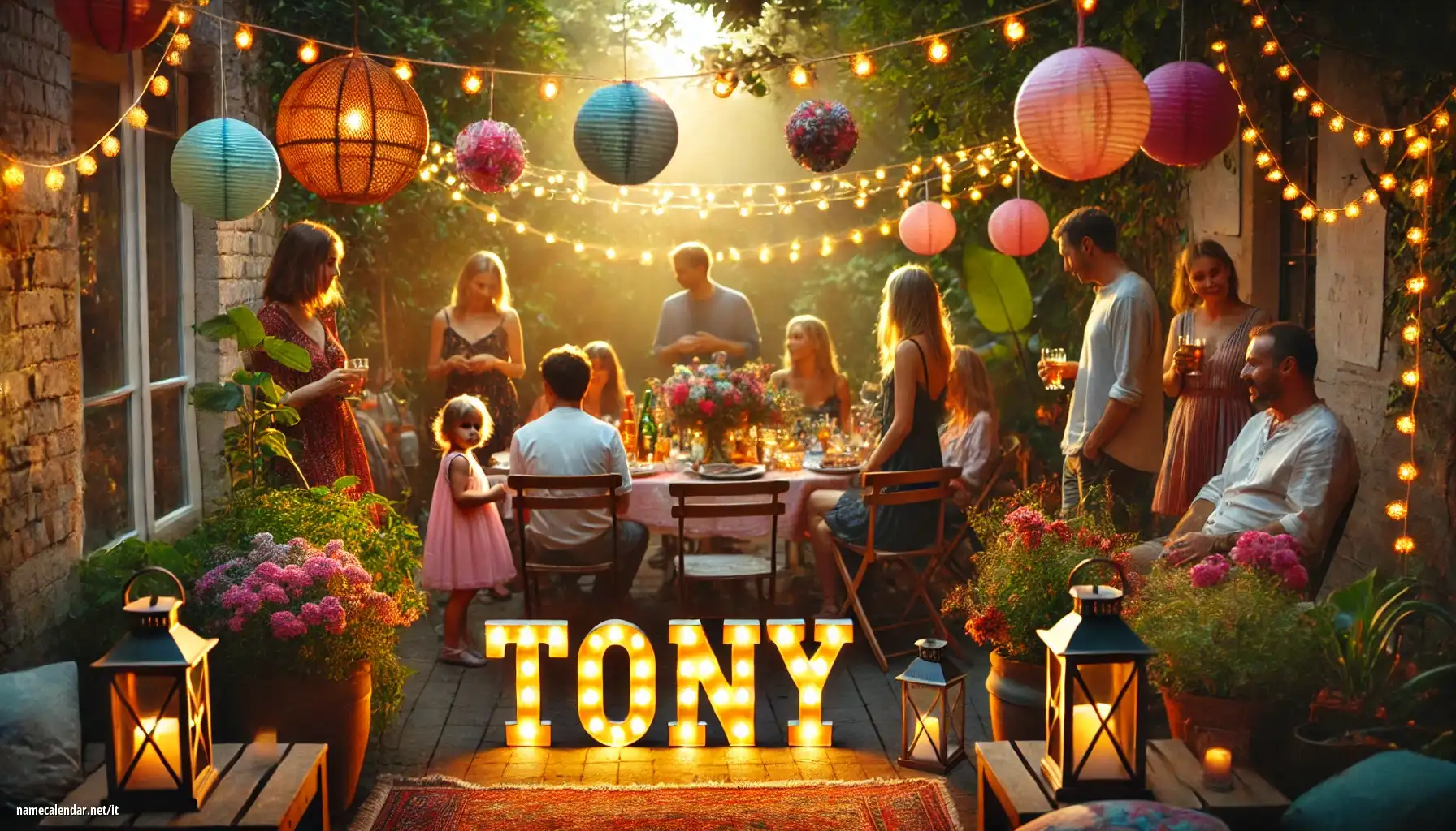 Celebrazione dell'onomastico e del nome - Tony