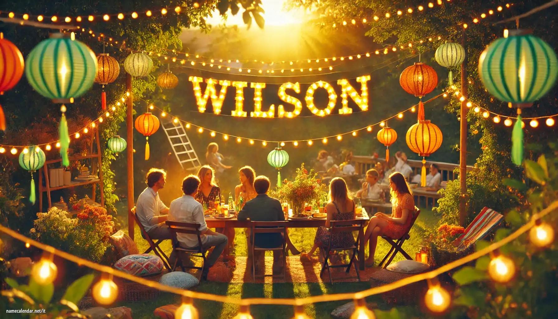 Celebrazione dell'onomastico e del nome - Wilson