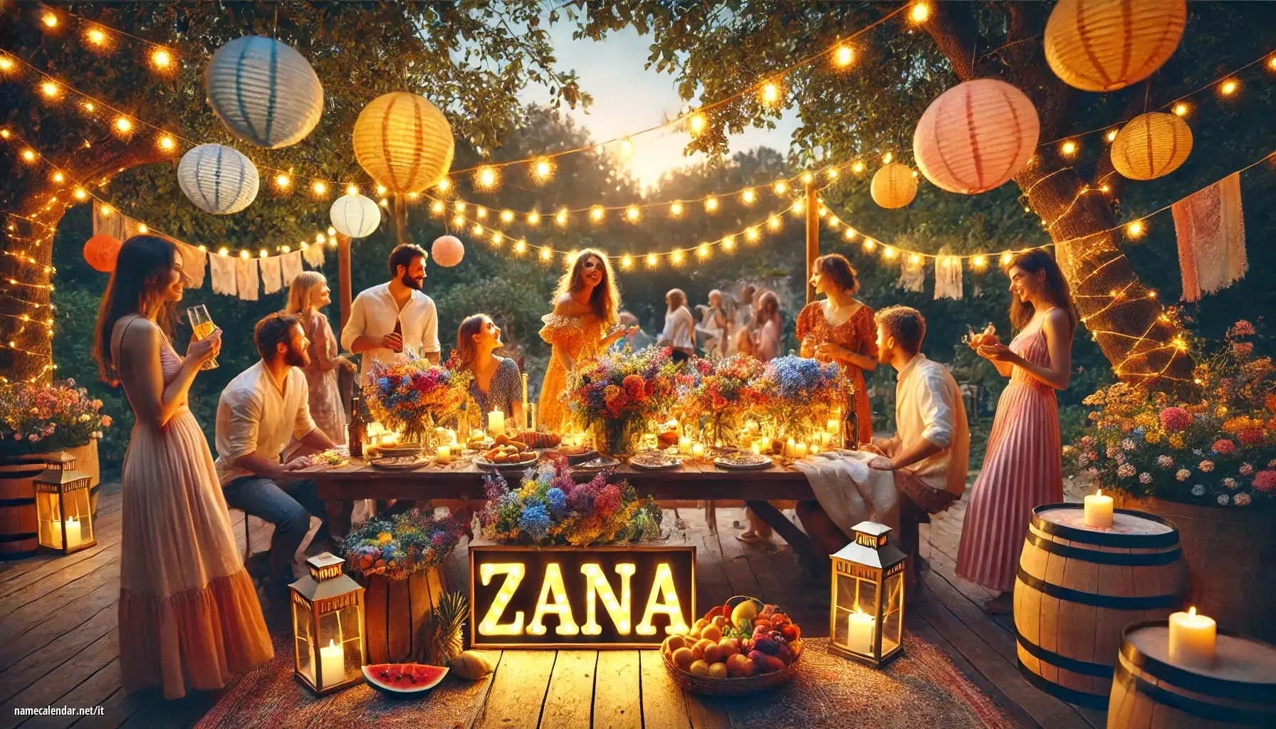 Celebrazione dell'onomastico e del nome - Zana