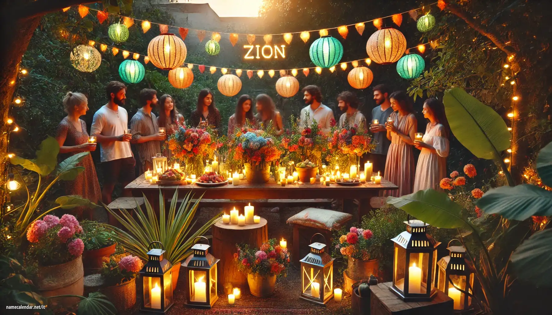 Celebrazione dell'onomastico e del nome - Zion