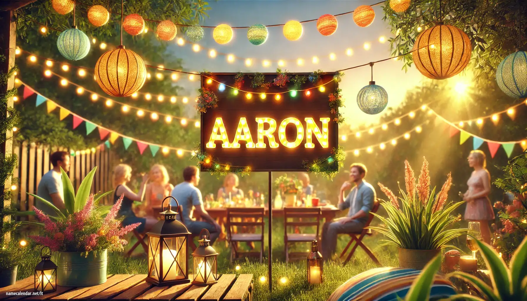 Vardadienio ir vardo šventimas - Aaron