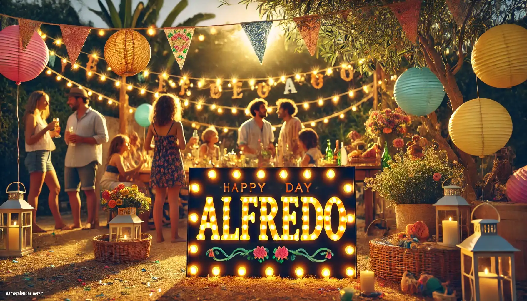 Vardadienio ir vardo šventimas - Alfredo