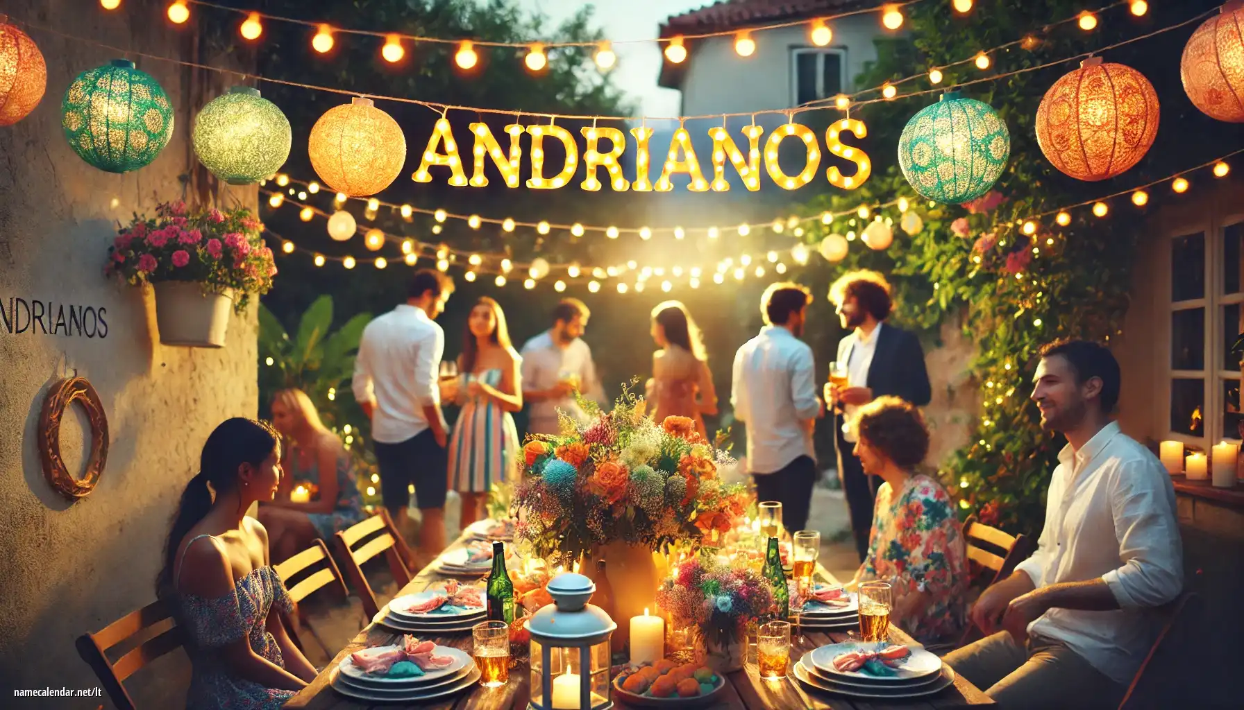 Vardadienio ir vardo šventimas - Andrianos