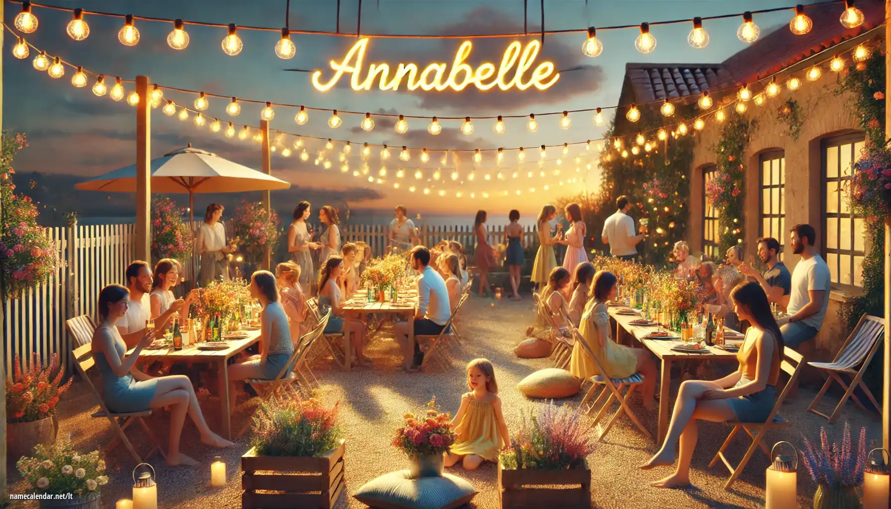 Vardadienio ir vardo šventimas - Annabelle