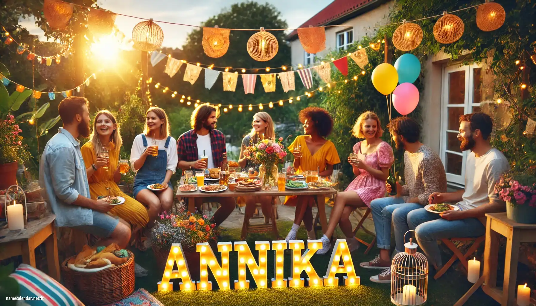 Vardadienio ir vardo šventimas - Annika