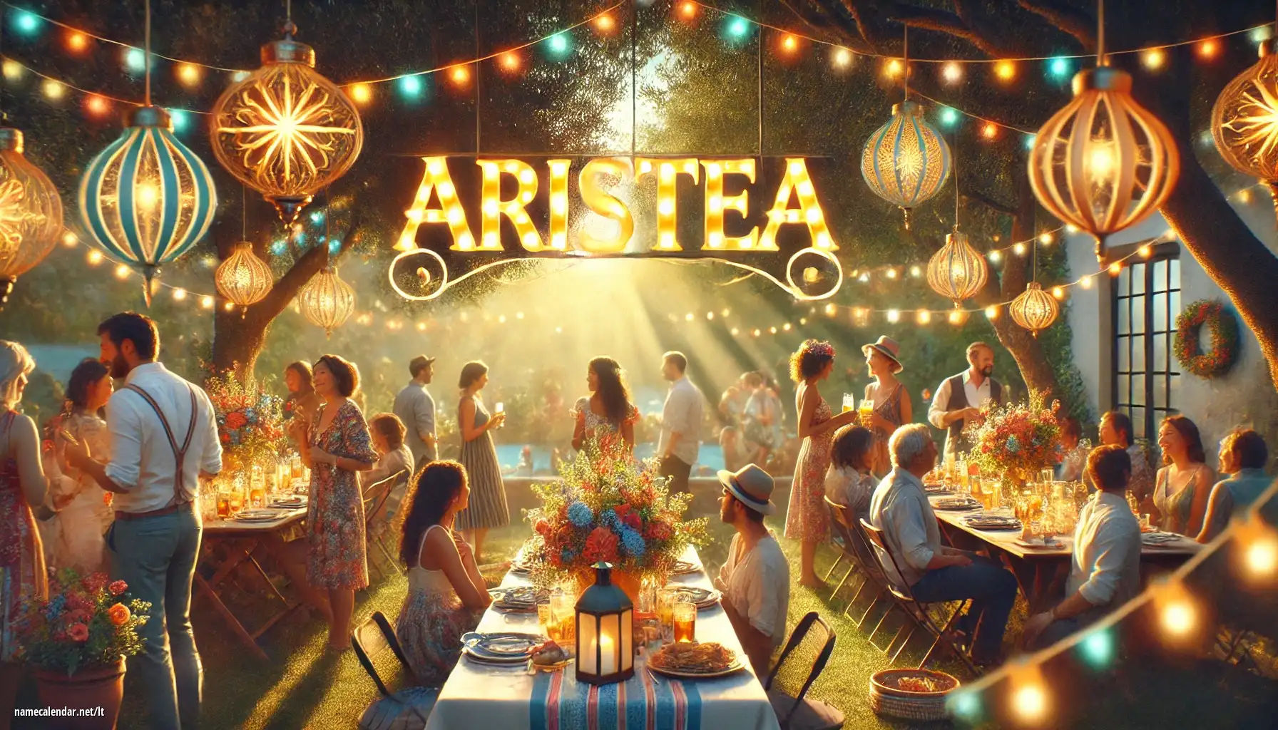 Vardadienio ir vardo šventimas - Aristea