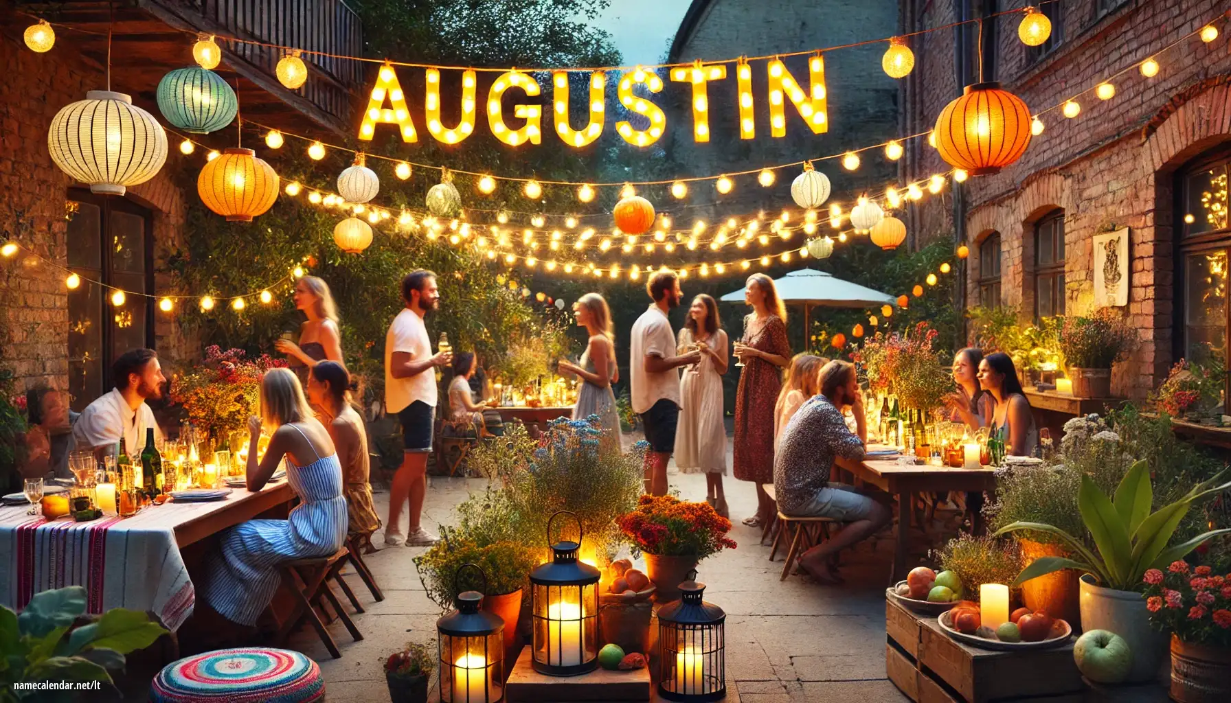 Vardadienio ir vardo šventimas - Augustin