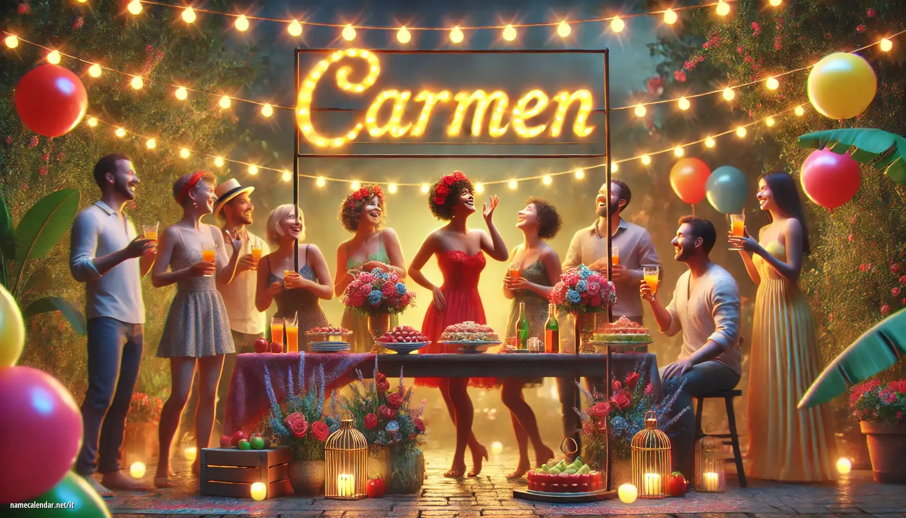 Vardadienio ir vardo šventimas - Carmen