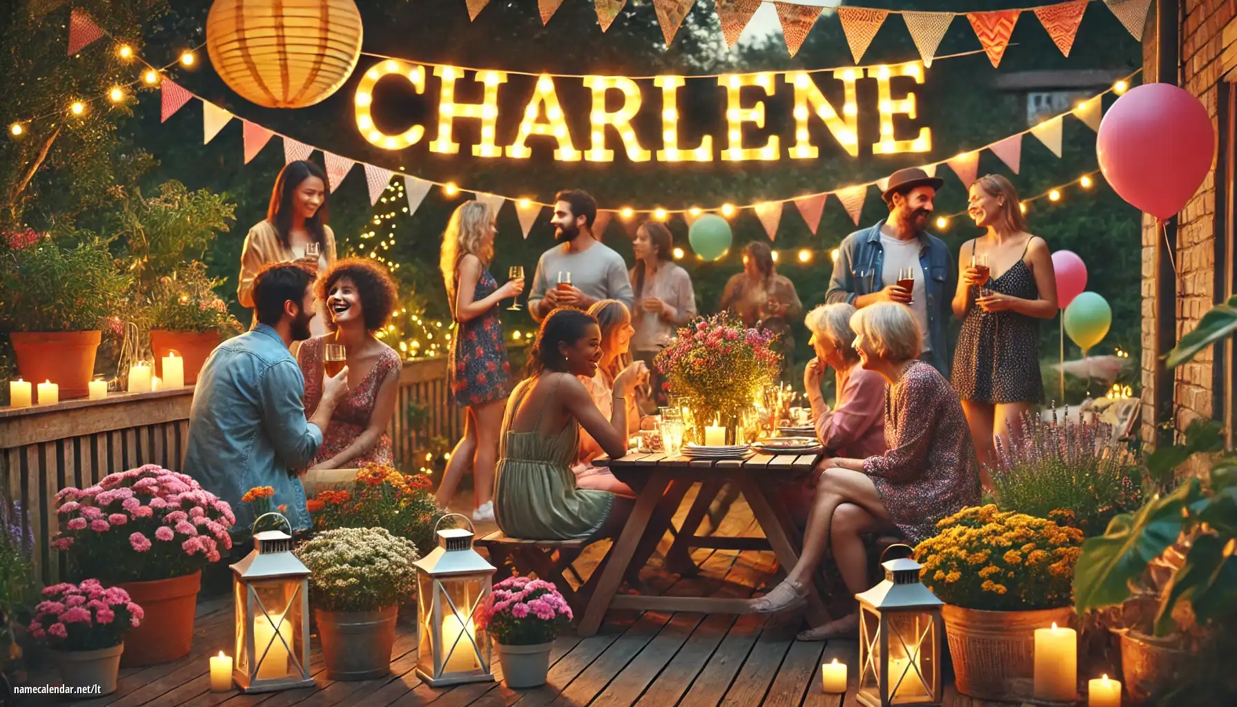 Vardadienio ir vardo šventimas - Charlene