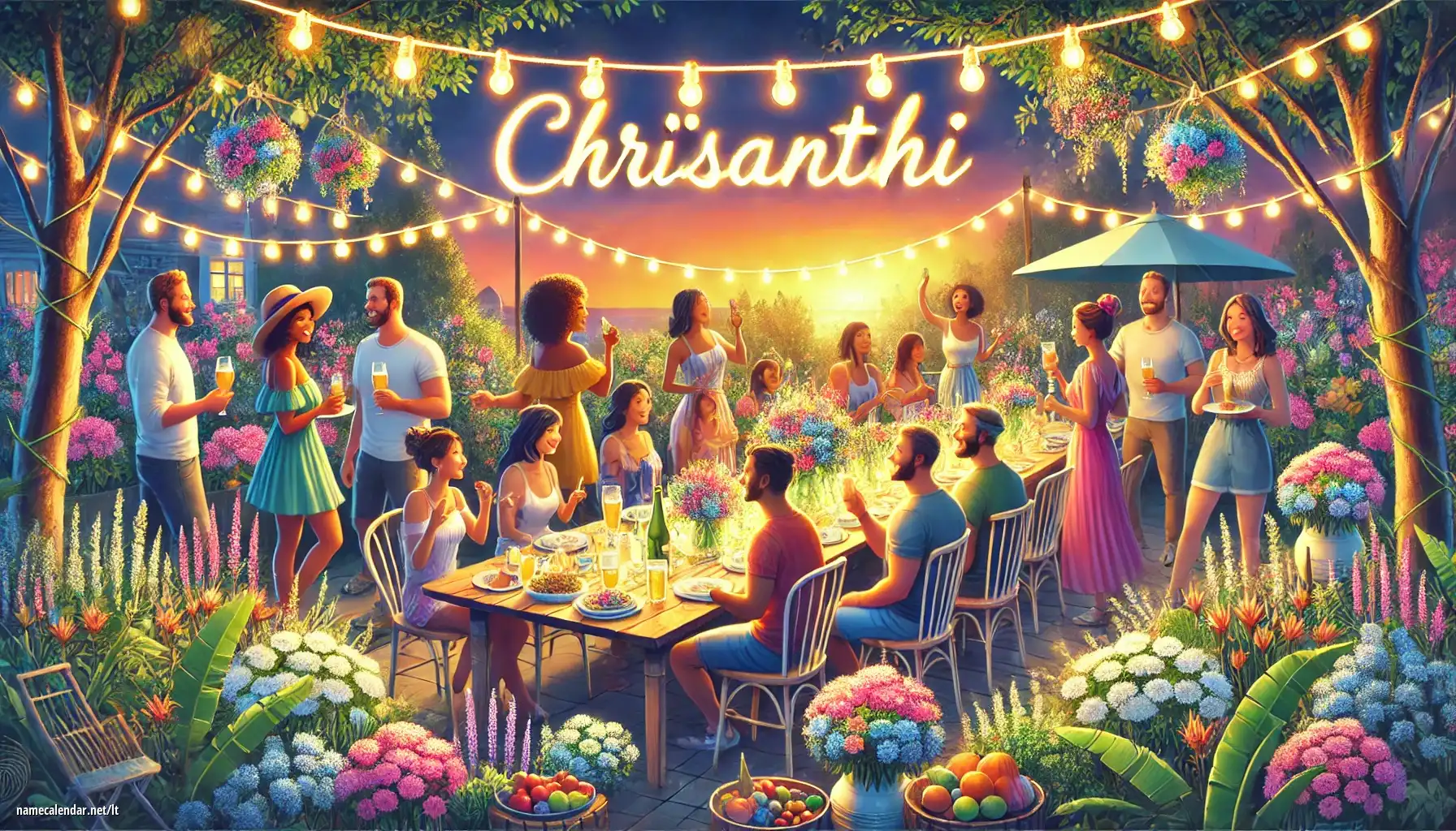 Vardadienio ir vardo šventimas - Chrisanthi