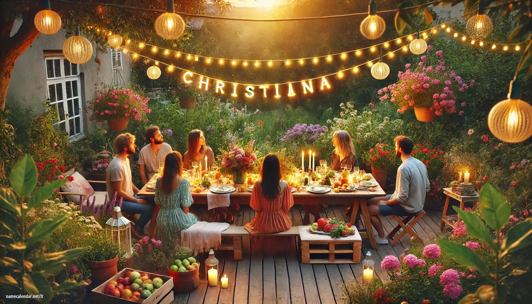 Vardadienio ir vardo šventimas - Christiana