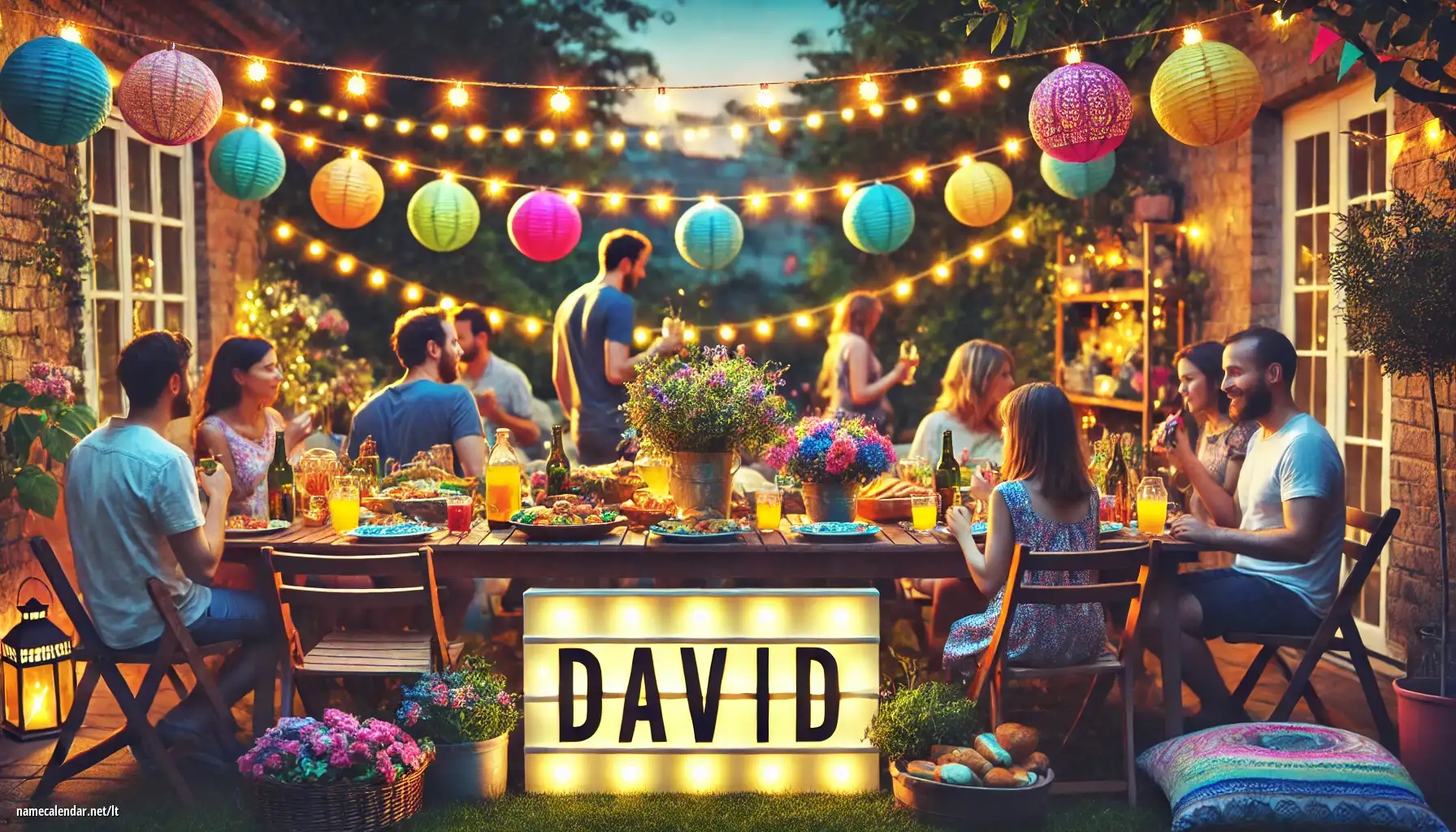 Vardadienio ir vardo šventimas - Davíd