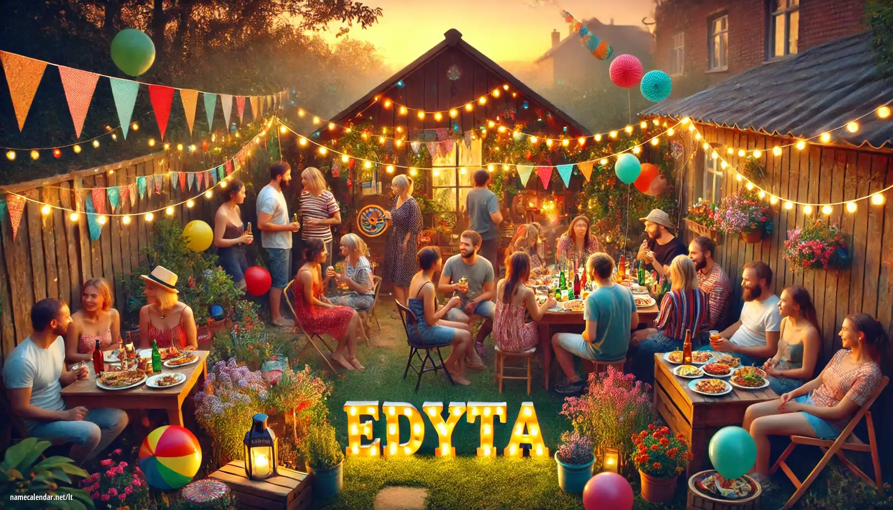 Vardadienio ir vardo šventimas - Edyta