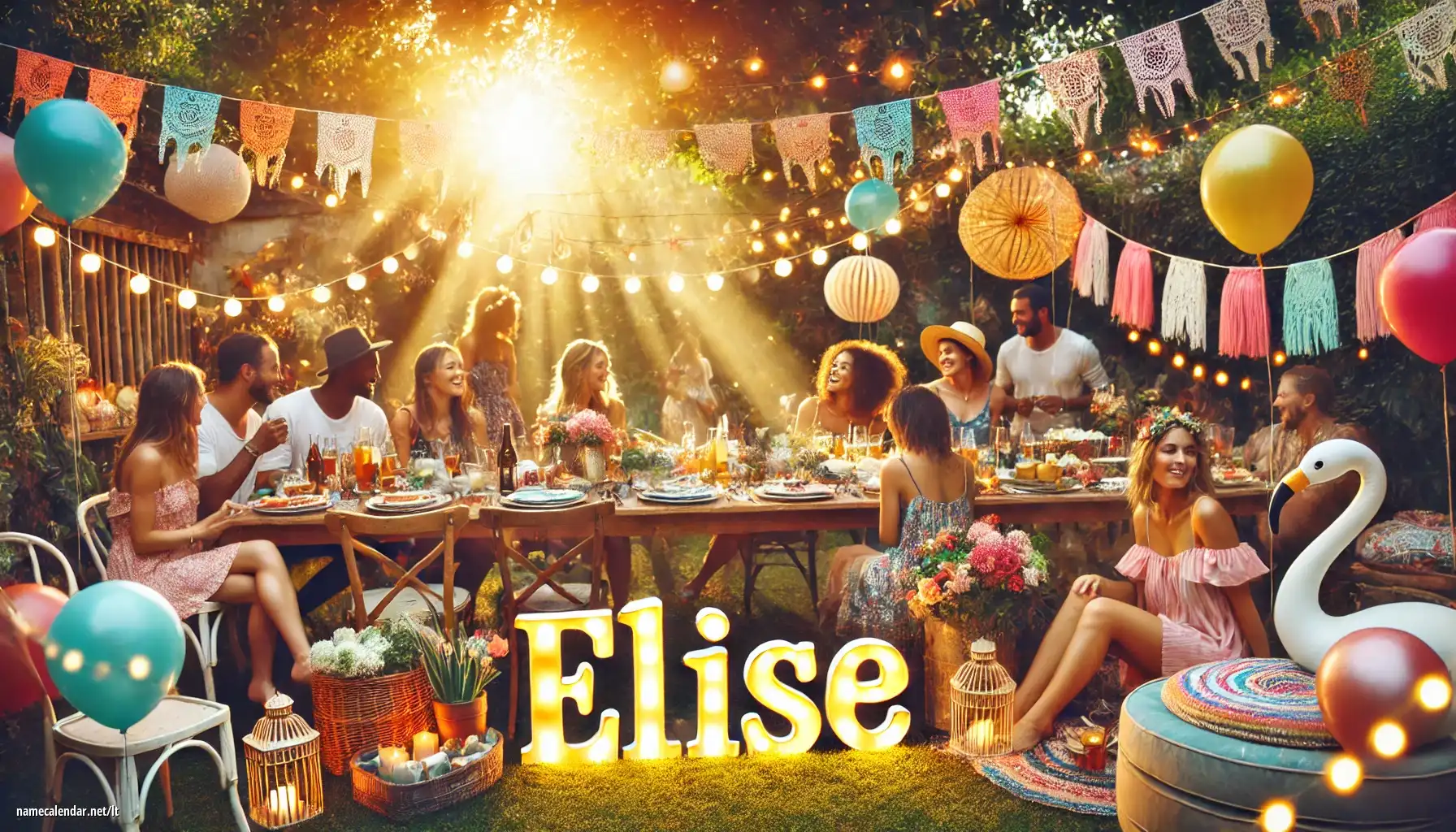 Vardadienio ir vardo šventimas - Elise