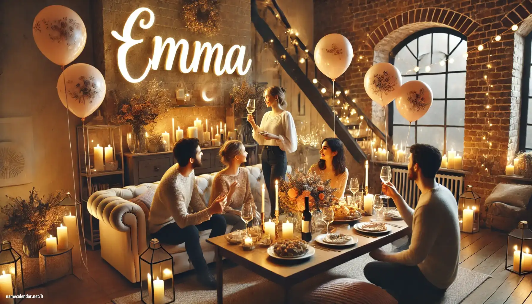 Vardadienio ir vardo šventimas - Emma