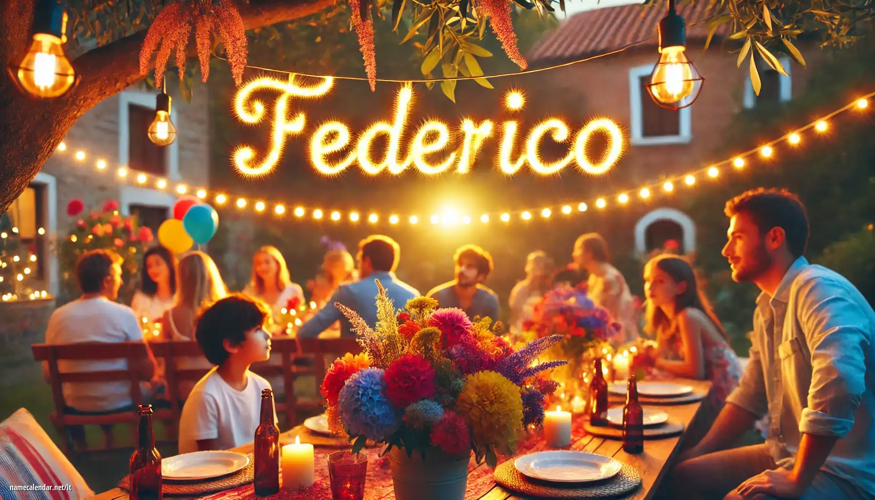 Vardadienio ir vardo šventimas - Federico