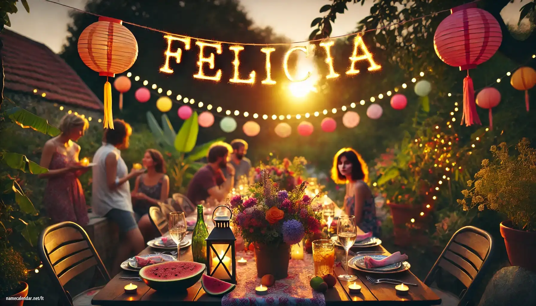 Vardadienio ir vardo šventimas - Felicia