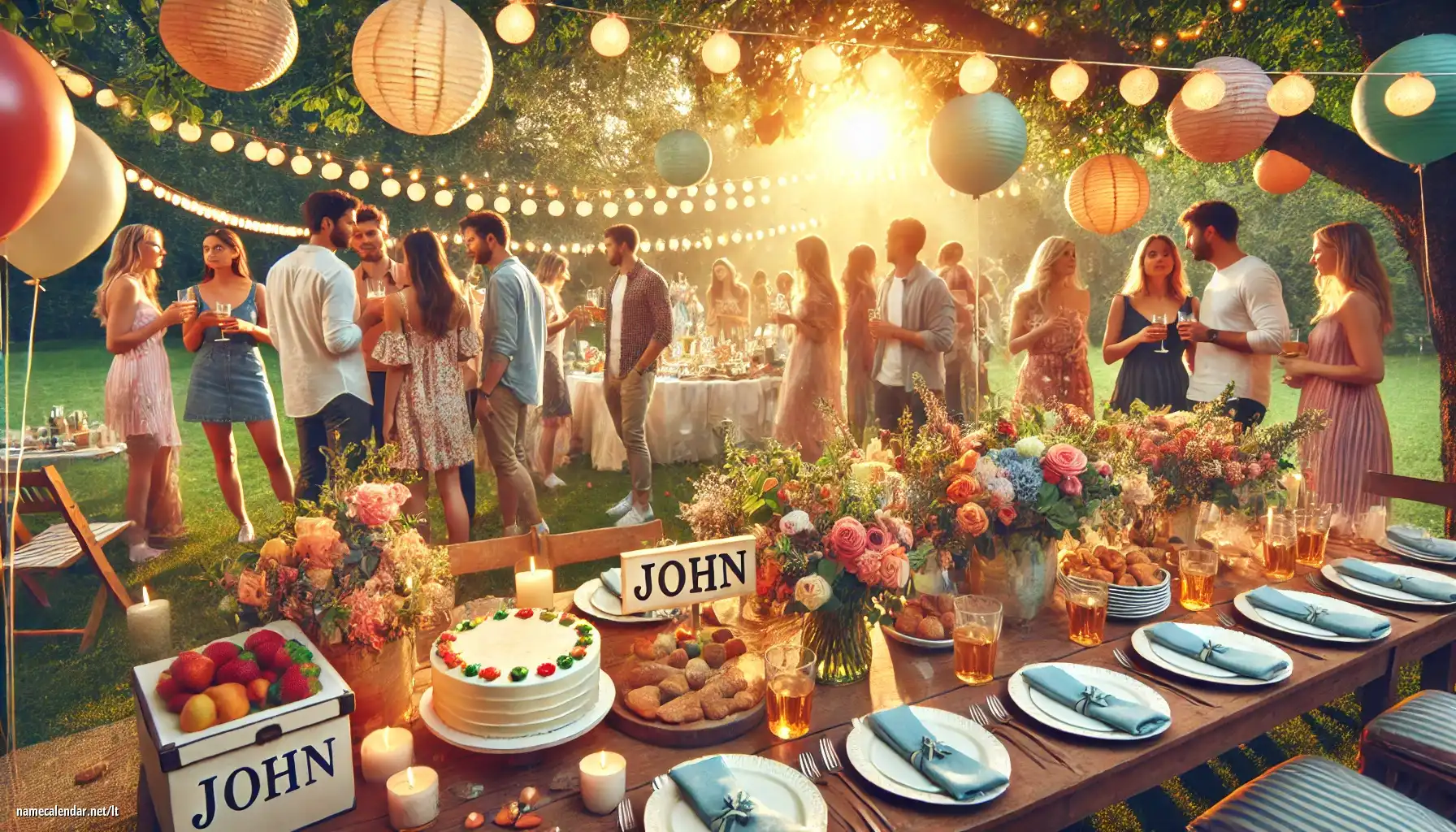 Vardadienio ir vardo šventimas - John