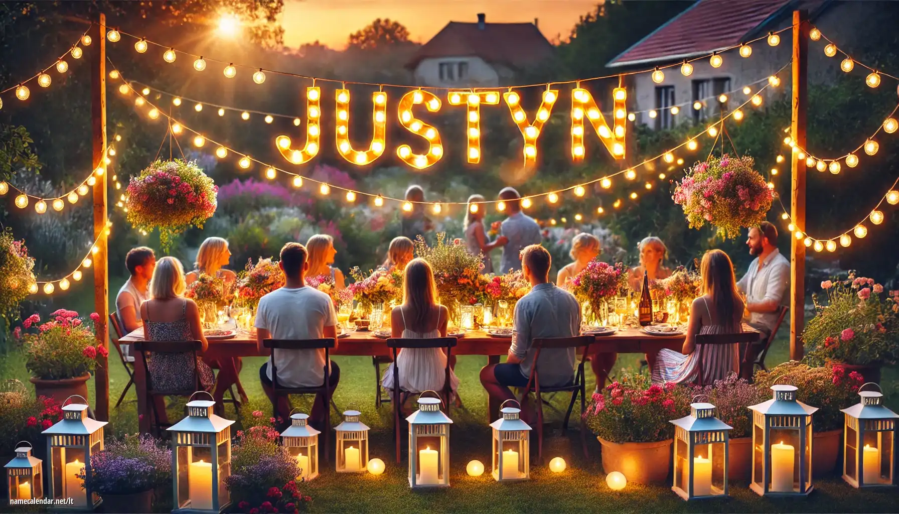 Vardadienio ir vardo šventimas - Justyn